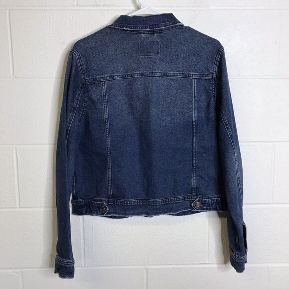 A New Day Womens Denim Jean Jacket "Hello Sunshine" Target 2017 Size Large - Picture 8 of 15
